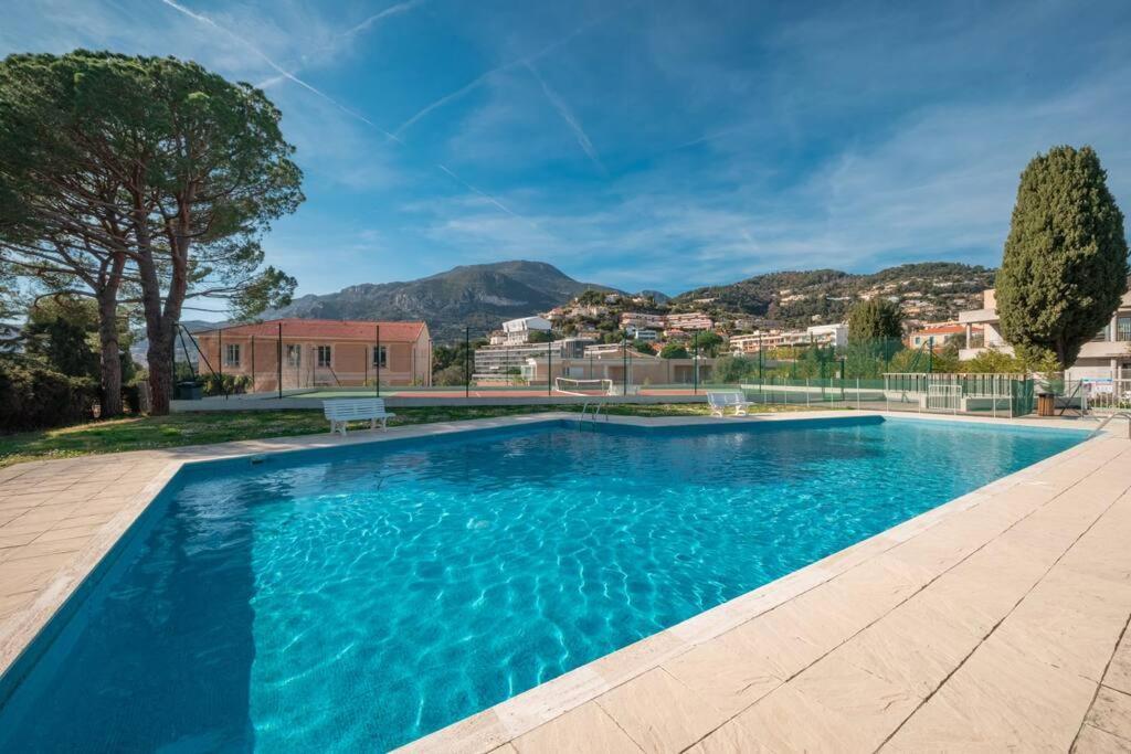 Appartement Familial 6P, Avec Piscine Et Tennis, Proche Mer Рокебрюн — Кап-Мартен Экстерьер фото